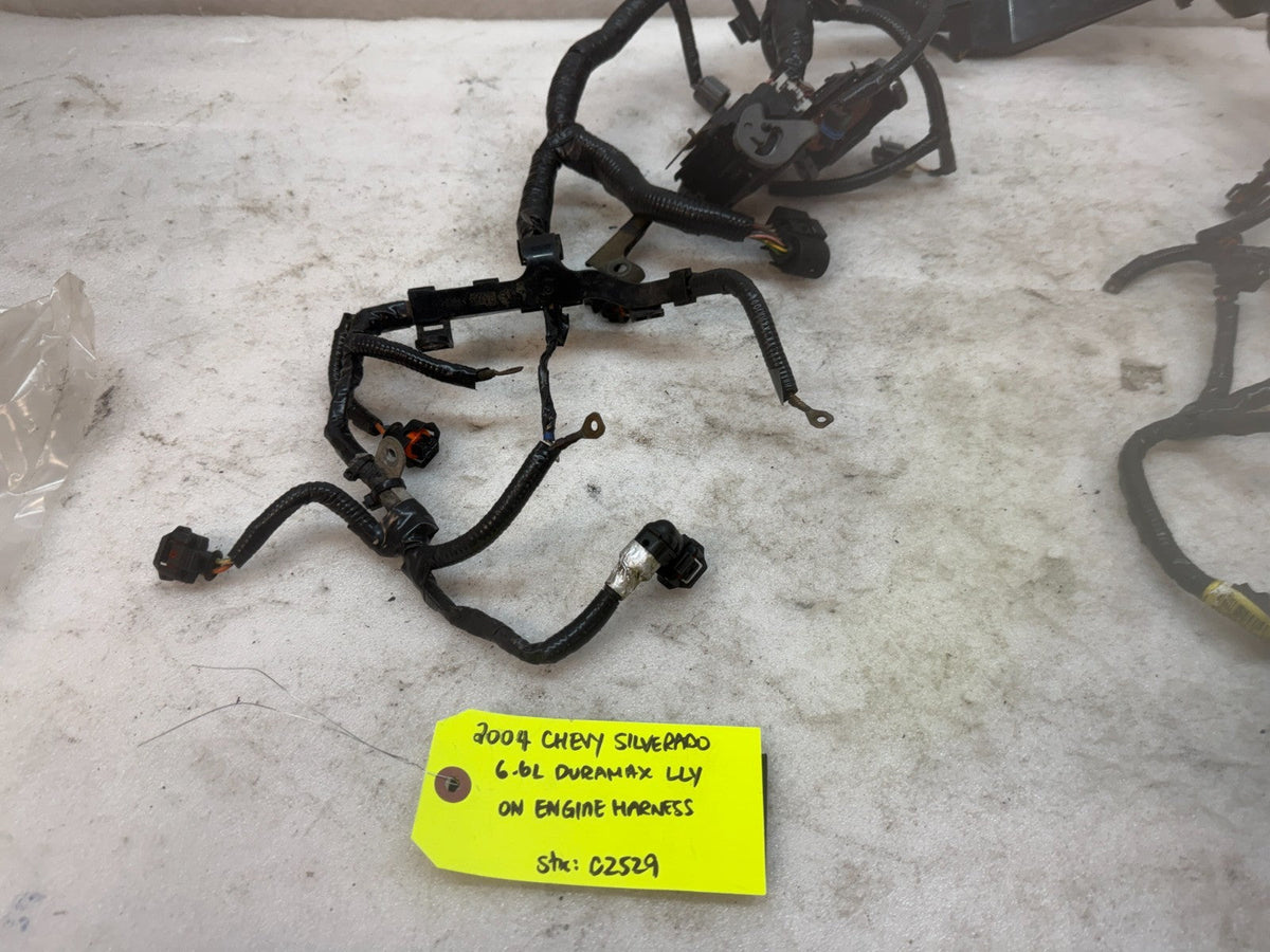 04 Chevrolet GMC 2500HD 3500HD DURAMAX 6.6 LLY DIESEL ENGINE WIRING LOOM HARNESS