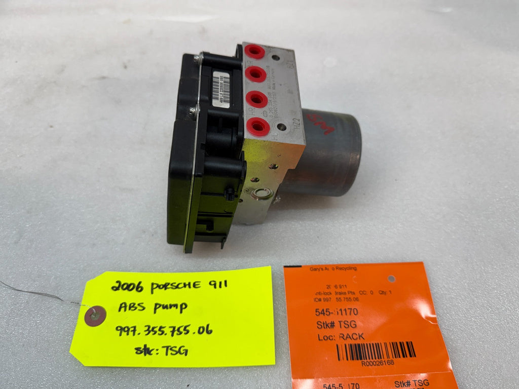 05-08 Porsche 997 911 C2 C4 ABS BRAKE PUMP ANTI LOCK MODULE ASSEMBLY 99735575506
