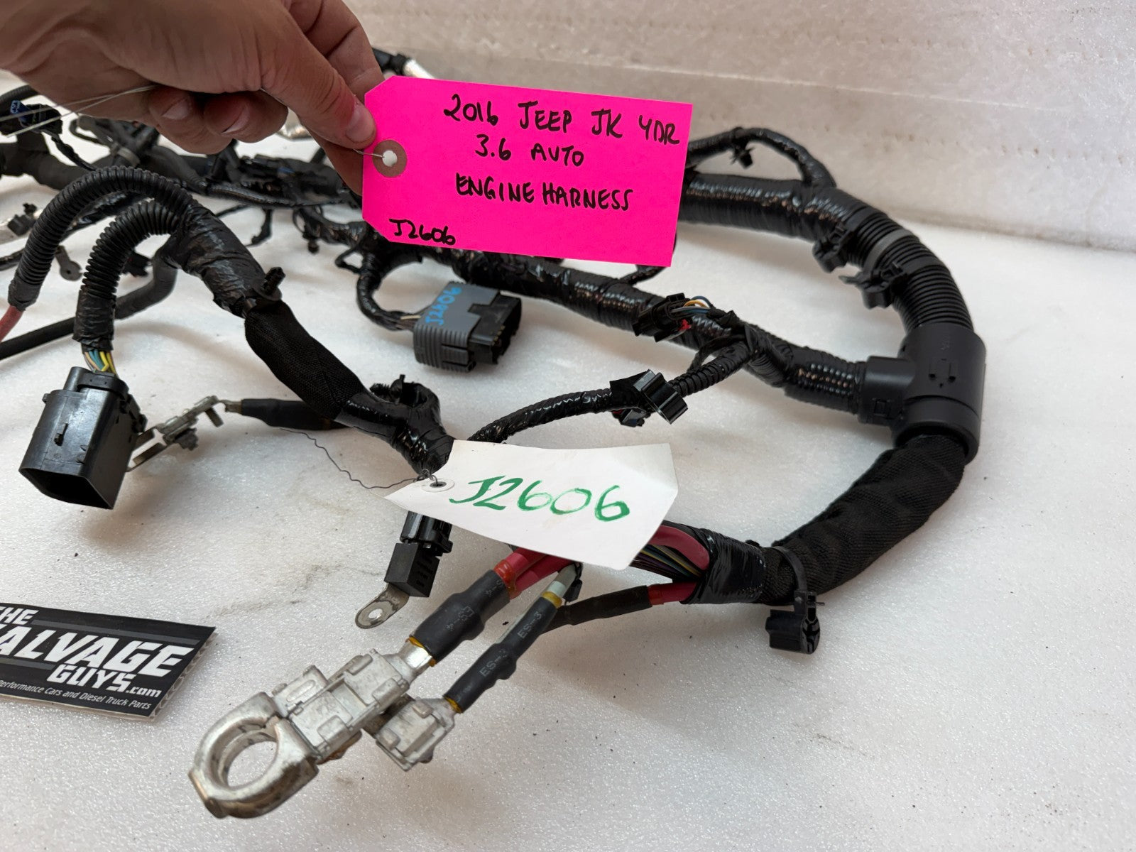 16 17 18 JEEP WRANGLER JK 3.6 ENGINE WIRING HARNESS LOOM