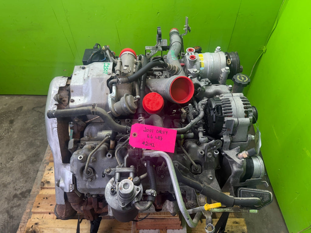 01-04 CHEVROLET GMC 2500 3500 6.6 LB7 DURAMAX DIESEL ENGINE MOTOR NO CORE!!