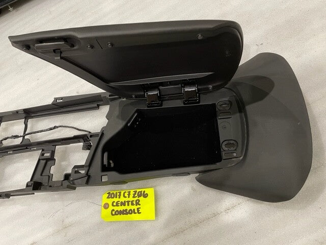 15-19 CHEVROLET CORVETTE C7 Z06 Z07 OEM CENTER CONSOLE ARMREST LID