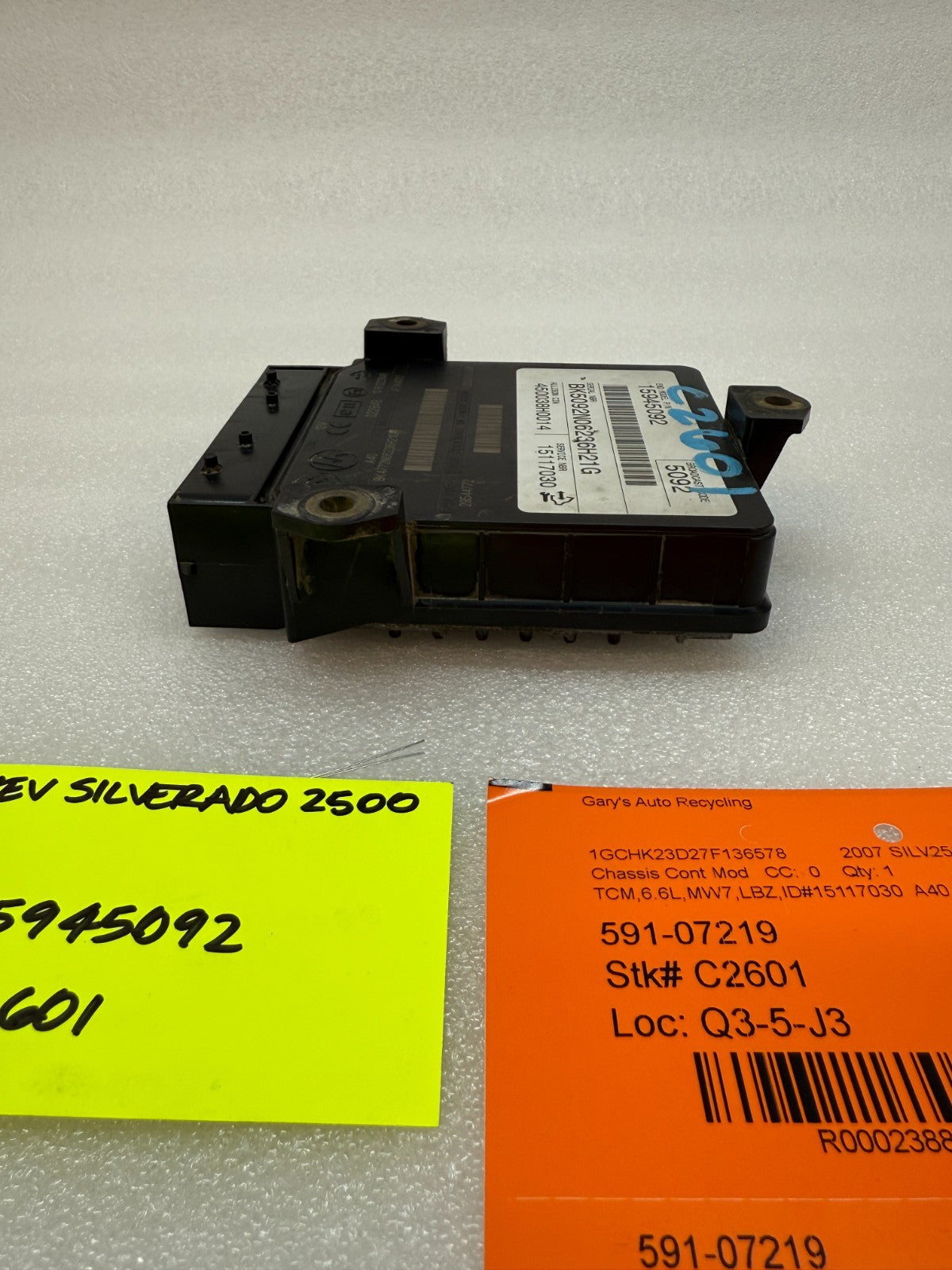 06 07 08 GMC SIERRA ALLISON A40 TRANSMISSION CONTROL MODULE TCM TCU A40 15945092