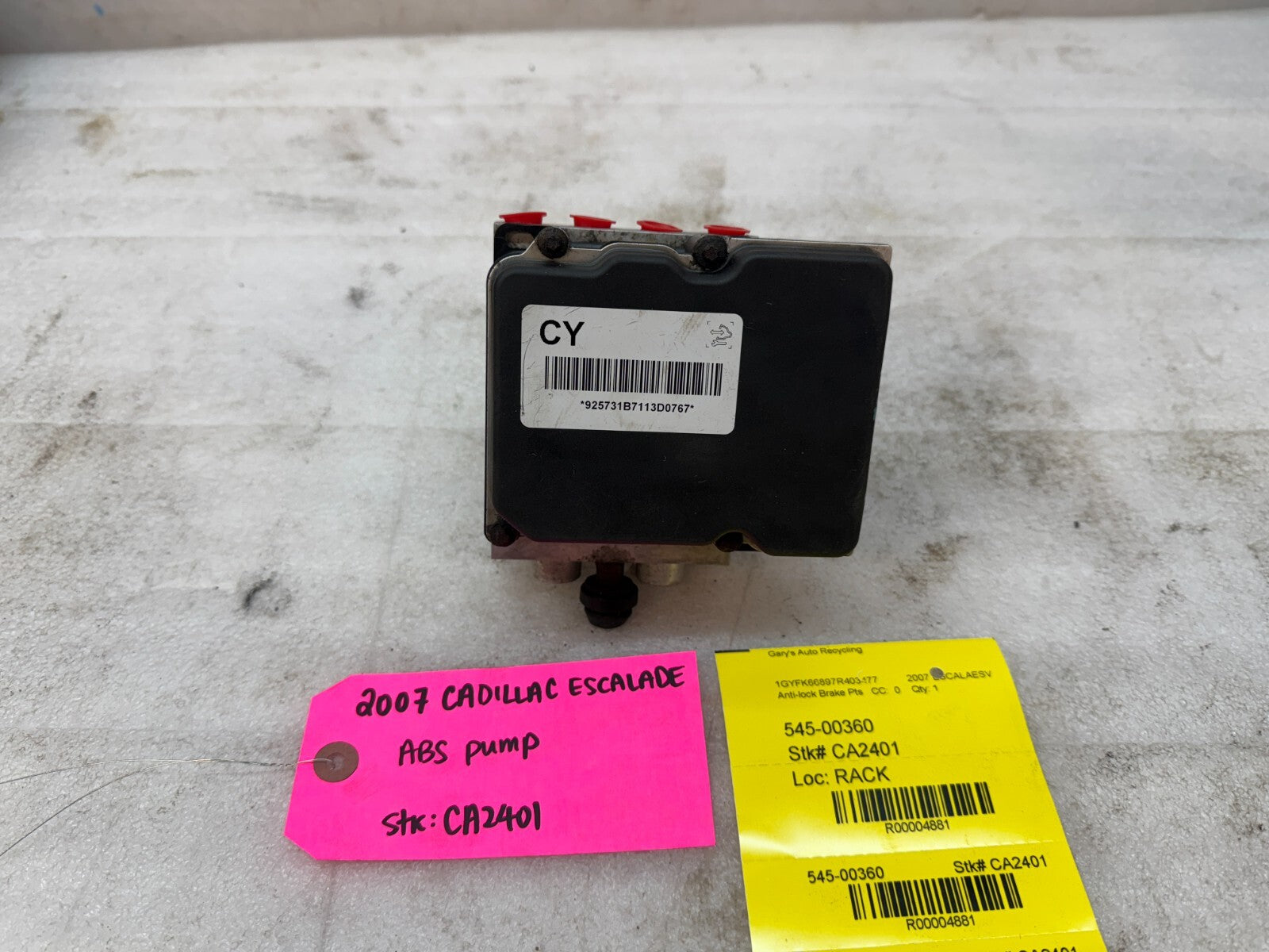 07 CADILLAC ESCALADE YUKON TAHOE ABS ANTI LOCK BRAKE PUMP  MODULE