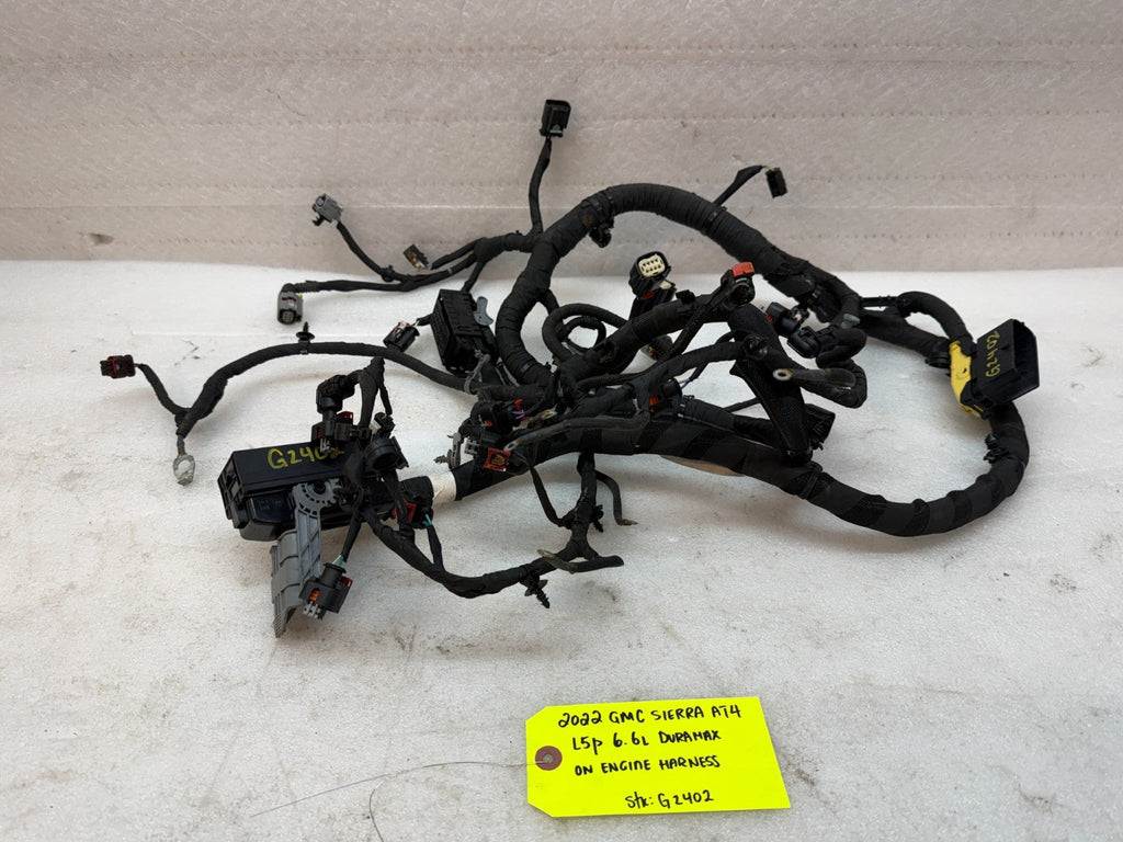 20-24 GMC CHEVROLET 3500HD DURAMAX 6.6 L5P ON ENGINE WIRING HARNESS