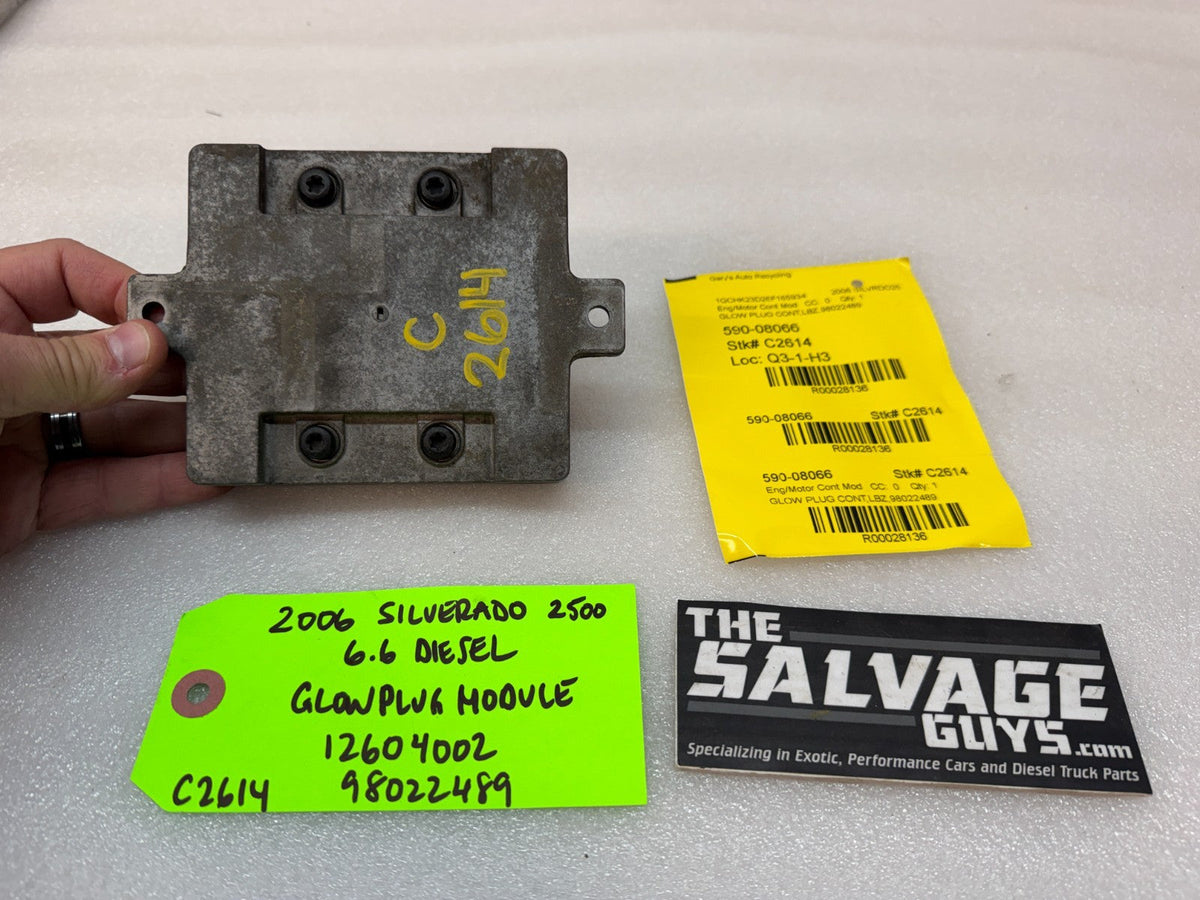 06 07 Chevrolet GMC 2500HD 3500 DURAMAX 6.6 LBZ GPM GLOW PLUG CONTROL MODULE