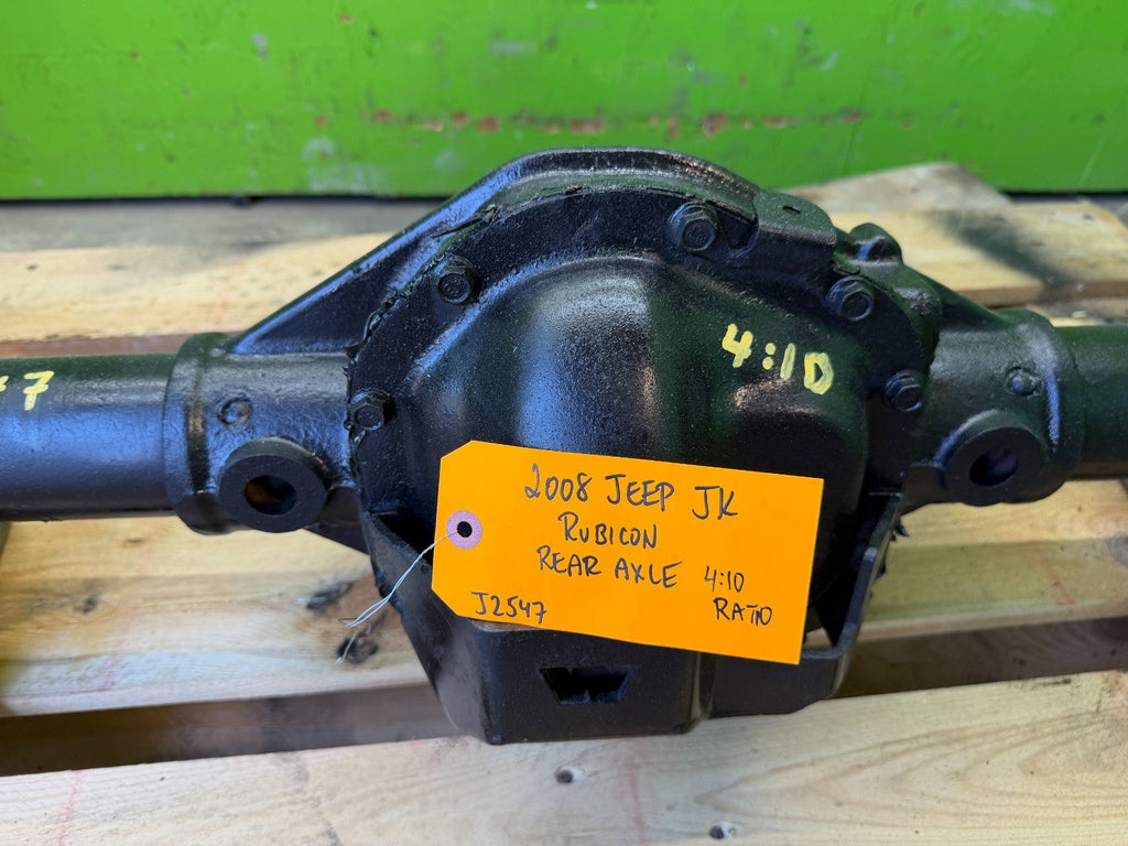 07-18 JEEP WRANGLER JK RUBICON DANA 44 REAR DIFFERENTIAL AXLE 4.10 W/ LOCKER