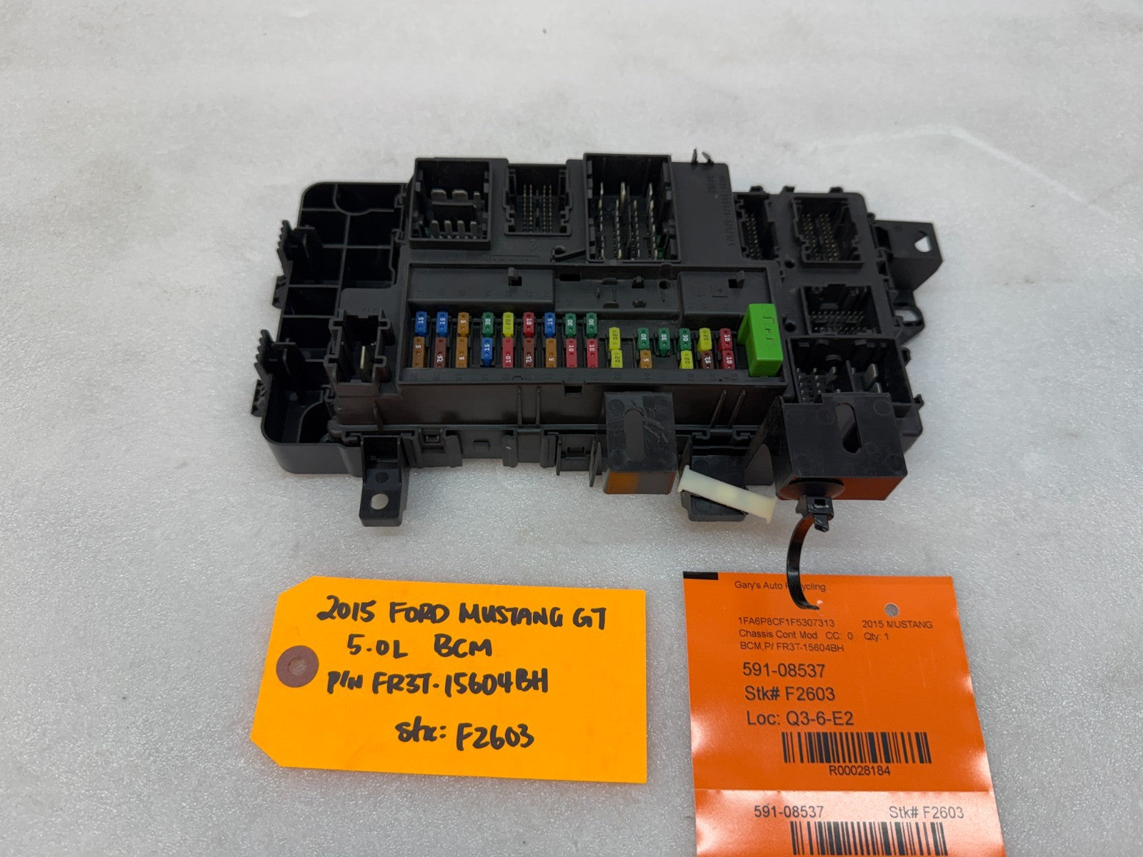 15-17 FORD MUSTANG 5.0 S550 BCM BODY CONTROL MODULE FR3T-15604BH