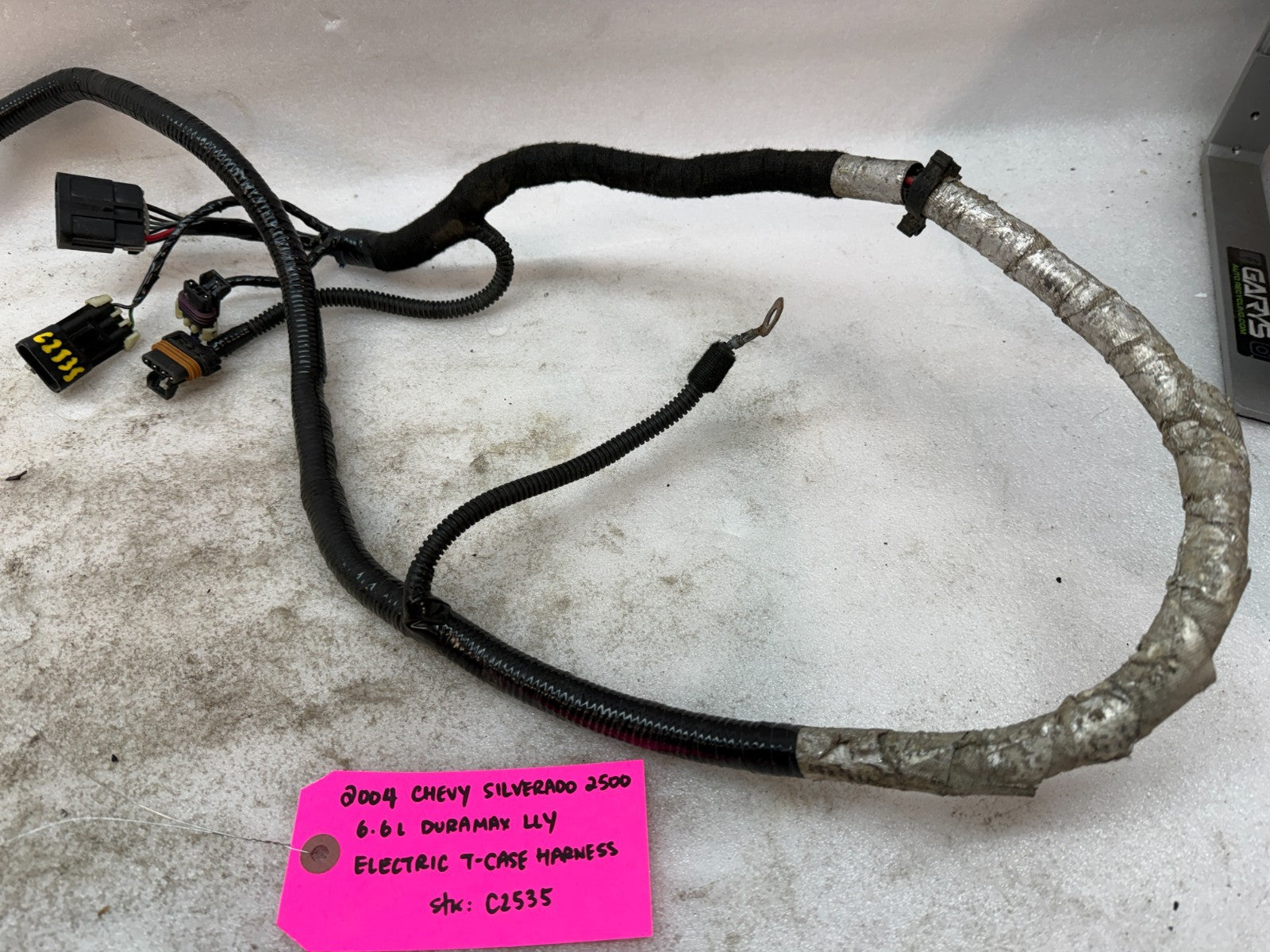 03-06 CHEVROLET GMC LLY 6.6L DURAMAX OEM ELECTRIC TRANSFER CASE WIRING HARNESS