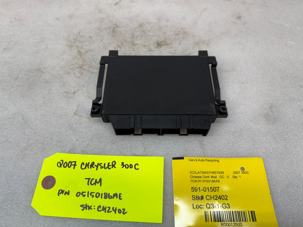 05 06 07 CHRYSLER 300 SRT8 SRT-8 TRANSMISSION CONTROL MODULE TCM TCU 05150186AE