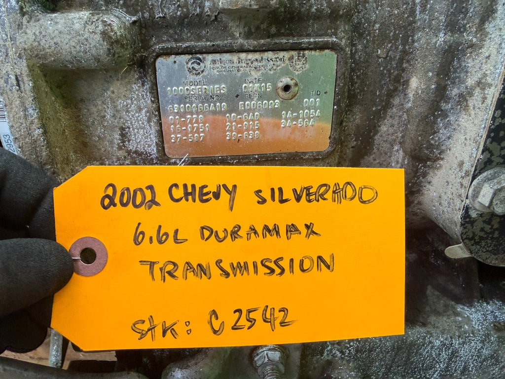 02 CHEVROLET GMC SIERRA SILVERADO 3500HD ALLISON 5SP AUTO TRANSMISSION LB7 4wd
