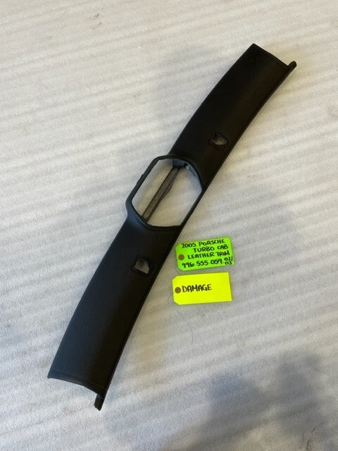 05 PORSCHE 996TT TURBO BLACK FULL LEATHER WINDSHIELD VISOR TRIM 99-05 30K!!