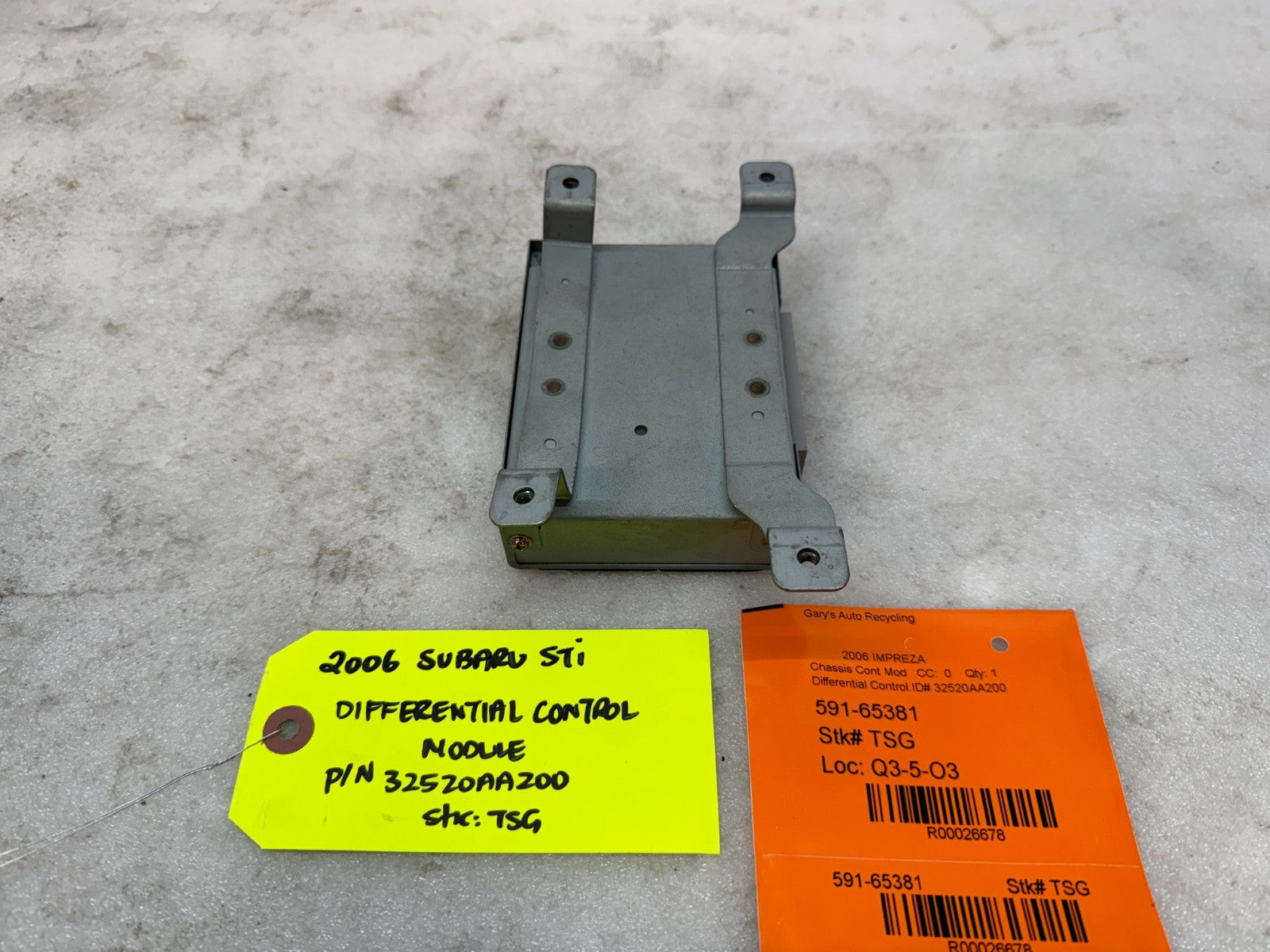 06 07 Subaru Impreza STI EJ257 OEM DCCD DIFFERENTIAL CONTROL MODULE 32520AA200