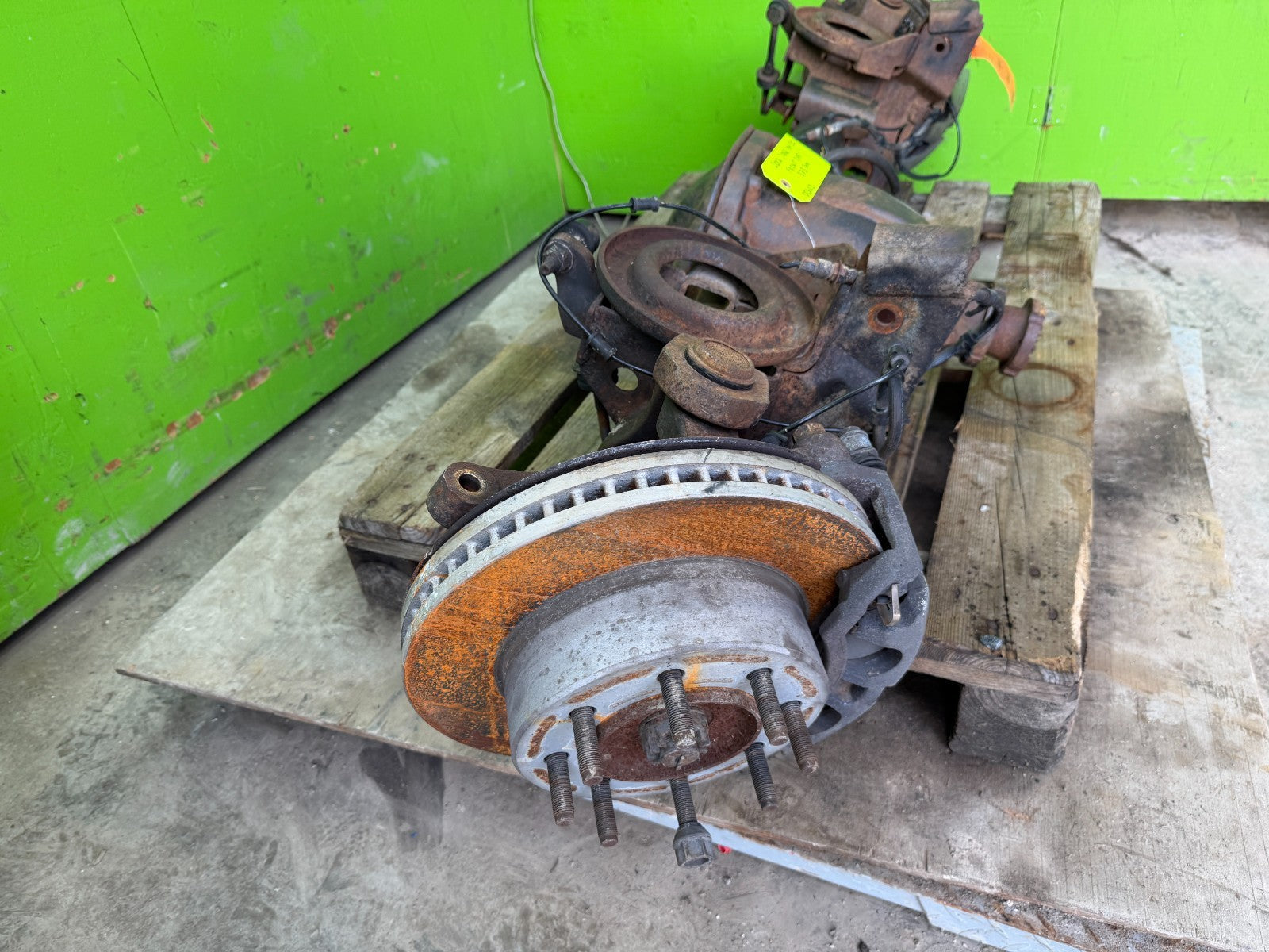 2012 DODGE RAM 3500 6.7 CUMMINS DIESEL 3.73 FRONT DIFFERENTIAL AXLE SRW