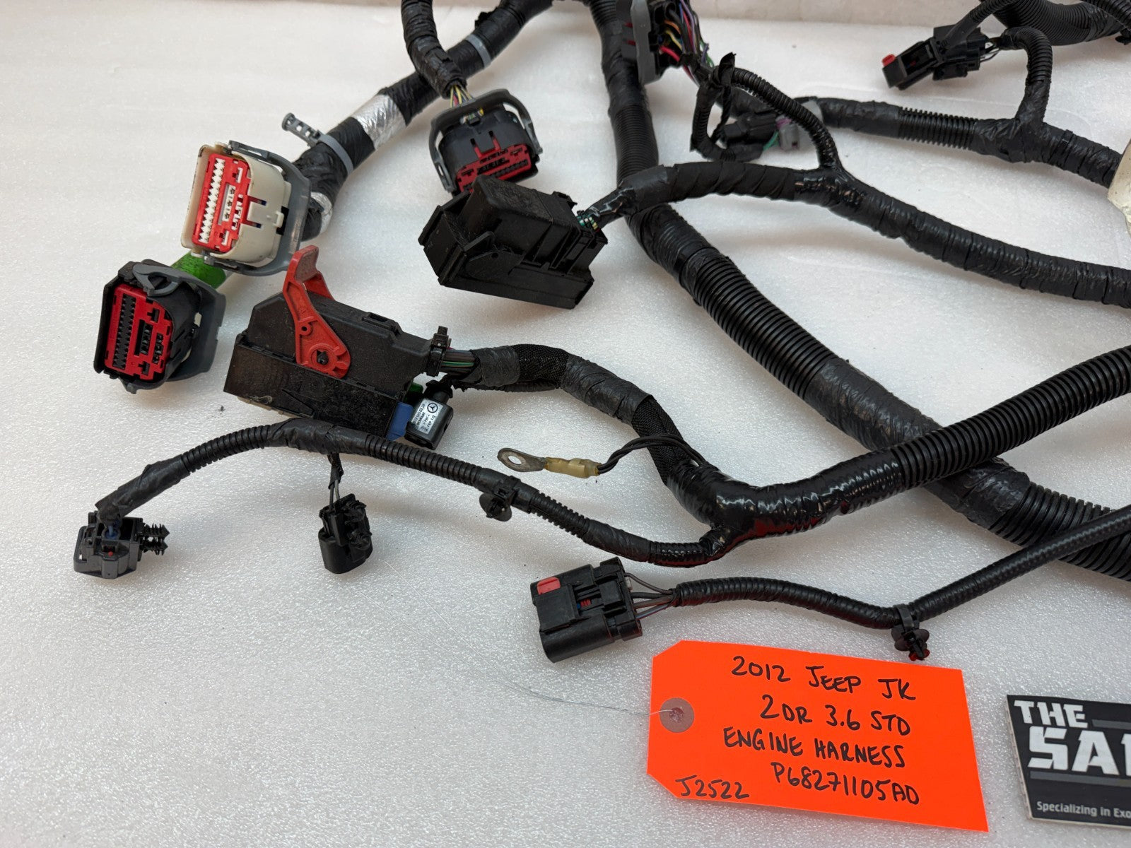 12-18 JEEP WRANGLER JK 3.6 ENGINE WIRING HARNESS LOOM ABS TO TIPM P68271105AD