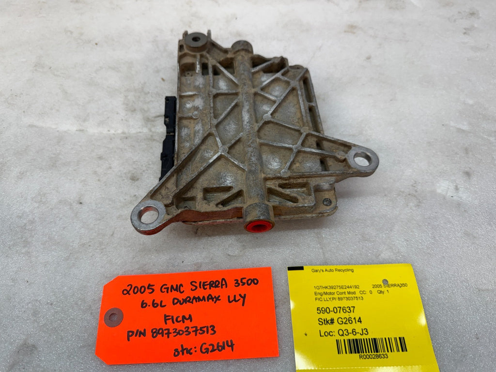 05 Chevrolet GMC LLY 6.6 DURAMAX FICM FUEL INJECTION CONTROL MODULE 8973037513