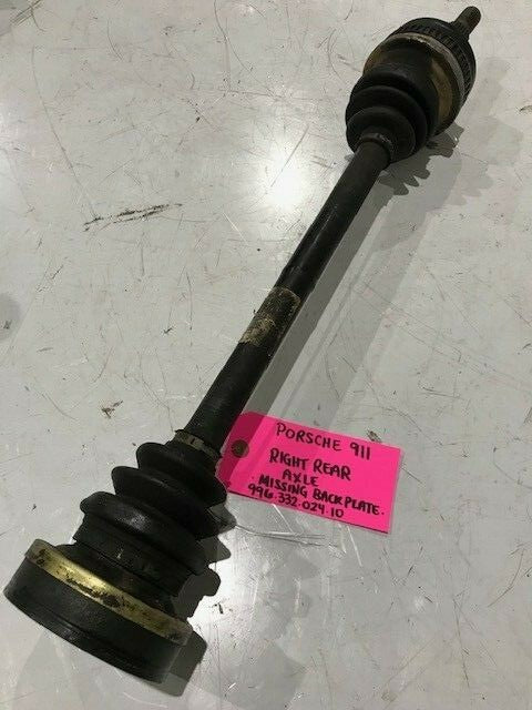 01-05 PORSCHE 996 996TT C4 AWD TWIN TURBO RIGHT REAR AXLE CV SHAFT 99633202410