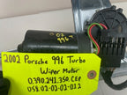 02 PORSCHE 996TT 996 OEM FRONT WINDSHIELD WIPER MOTOR TRANSMISSION 01-05 69K!!