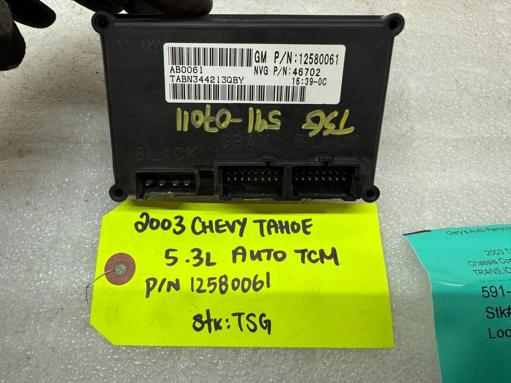 03 04 05 06 OEM GMC CHEV TAHOE 5.3L AUTOMATIC TRANSFER CASE CONTROL MODULE TCM