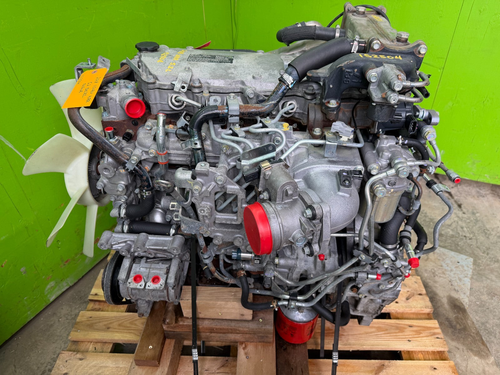 18 ISUZU NRR NPR NQR 5.2 COMPLETE ENGINE ASSEMBLY 4HK1TC 68k!!