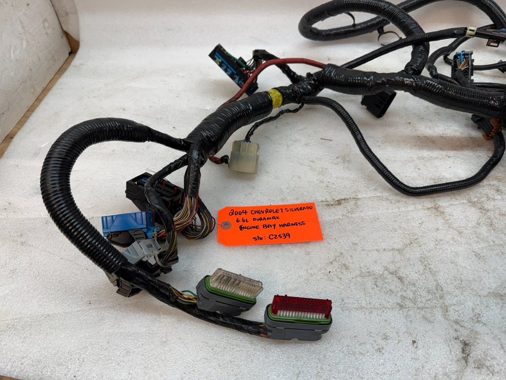 04 Chevrolet GMC 2500HD 3500HD DURAMAX 6.6 LLY DIESEL ENGINE WIRING LOOM HARNESS