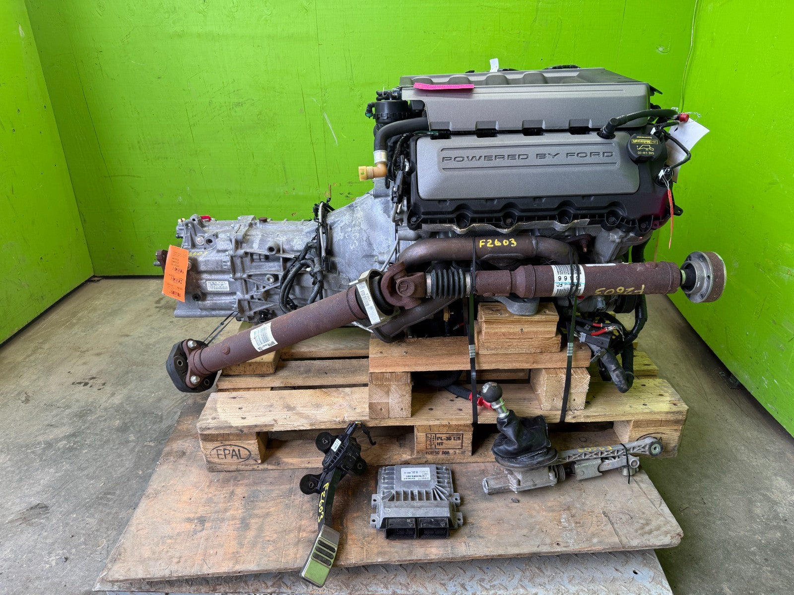 15 16 17 FORD MUSTANG GT 5.0 COYOTE ENGINE MANUAL TRANSMISSION SWAP