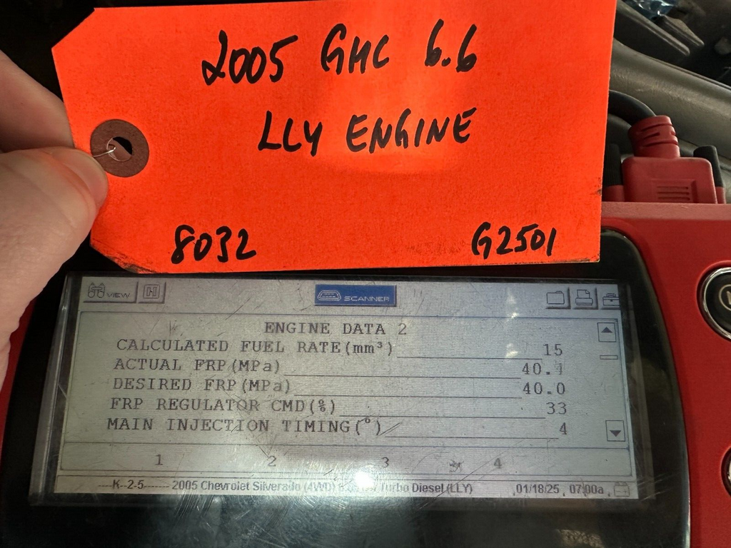 04 05 CHEVROLET GMC 2500 3500 6.6 LLY DURAMAX DIESEL ENGINE MOTOR NO CORE!!