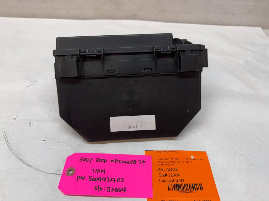 07 JEEP WRANGLER JK TIPM INTEGRATED MODULE FUSE BOX P56049717AJ