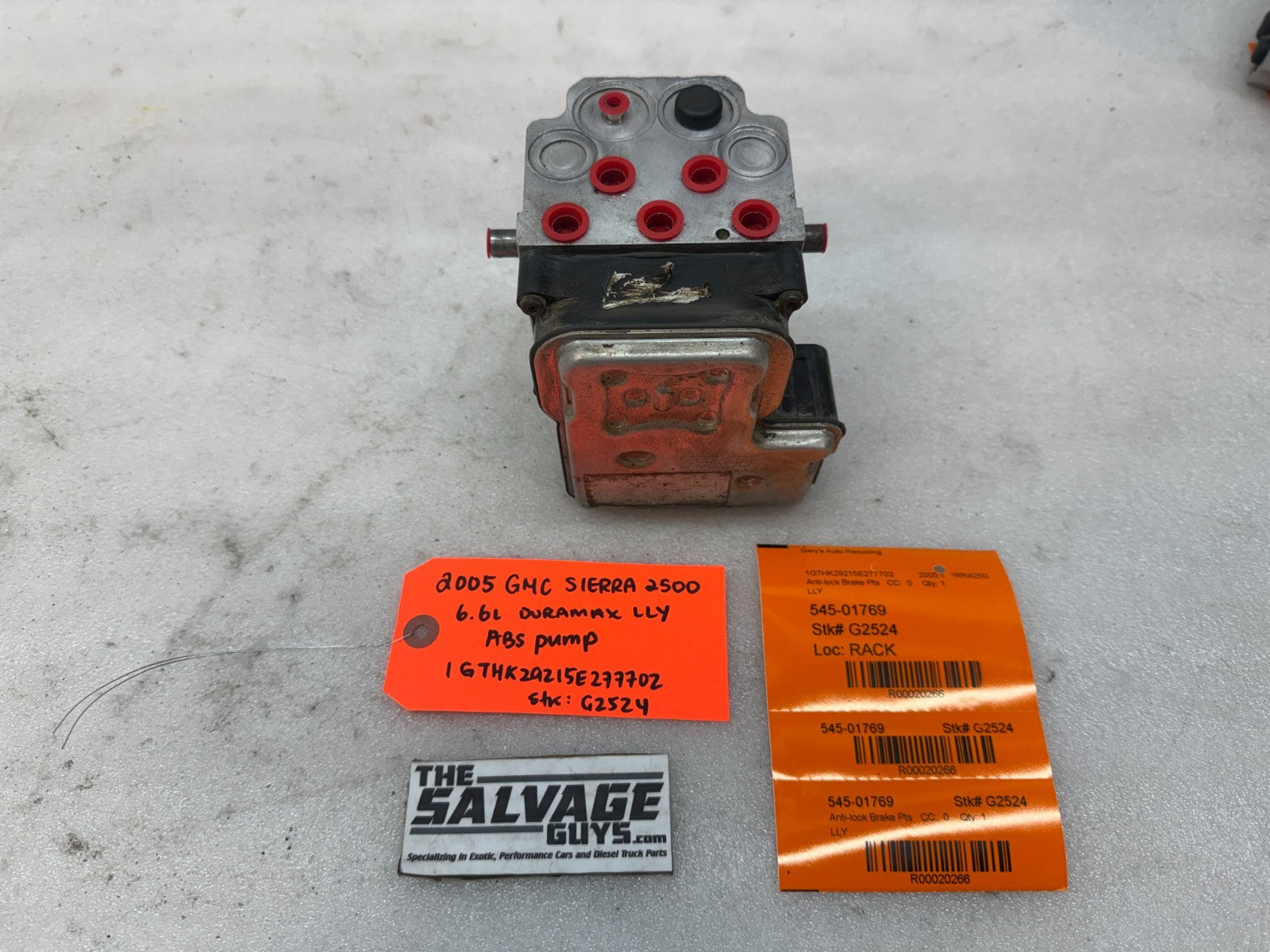 03-07 Chevrolet GMC SILVERADO 2500 6.6 ABS ANTI LOCK BRAKE PUMP MODULE 13567131