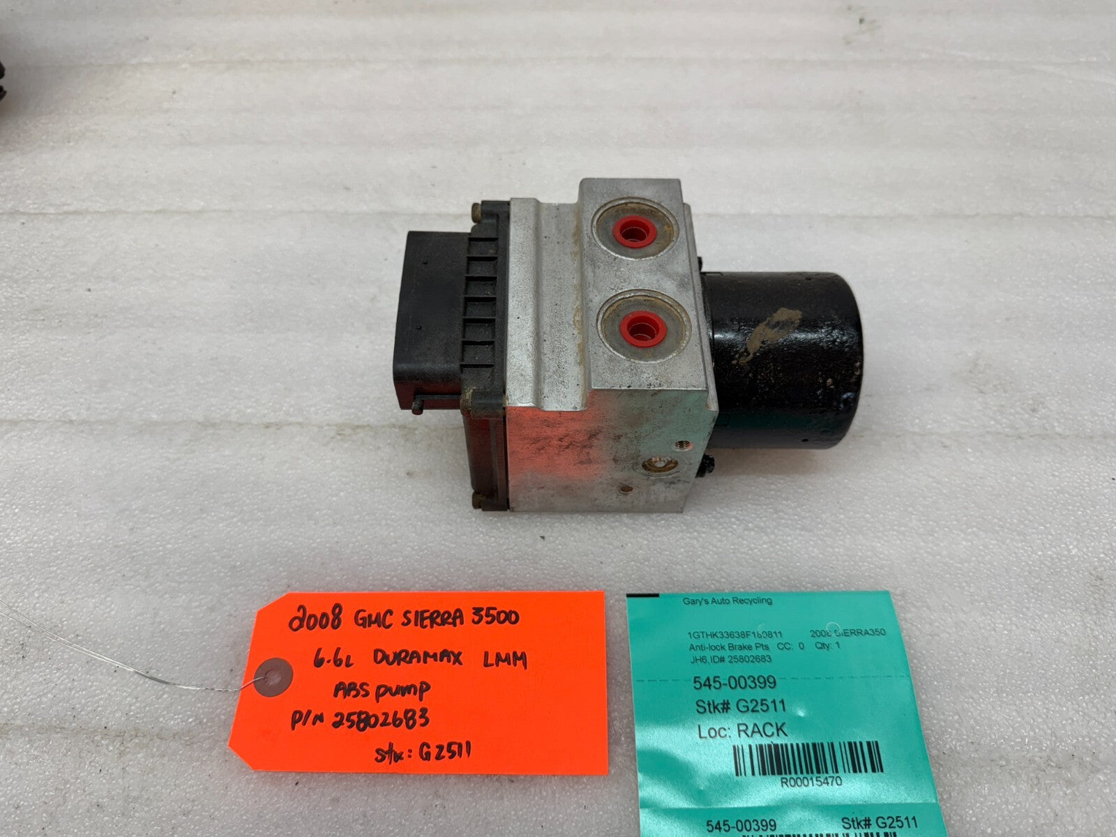07-10 Chevrolet GMC 2500HD 3500 SIERRA ABS ANTI LOCK BRAKE PUMP 25802683