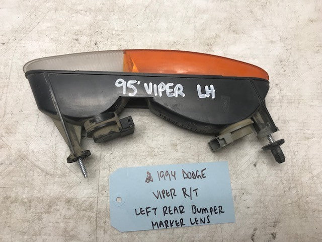 95 DODGE VIPER RT10 RT/10 OEM LEFT REAR SIGNAL REVERSE LIGHT COMPLETE