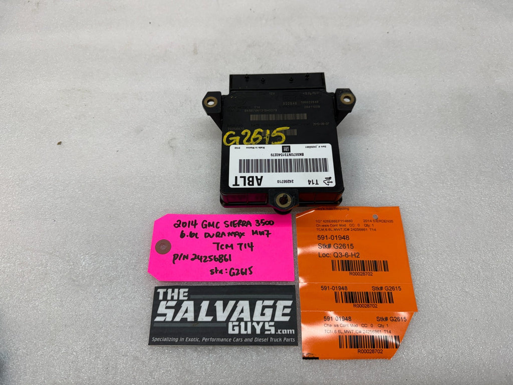 09-15 GMC SIERRA ALLISON T14 TRANSMISSION CONTROL MODULE TCM TCU 24256861