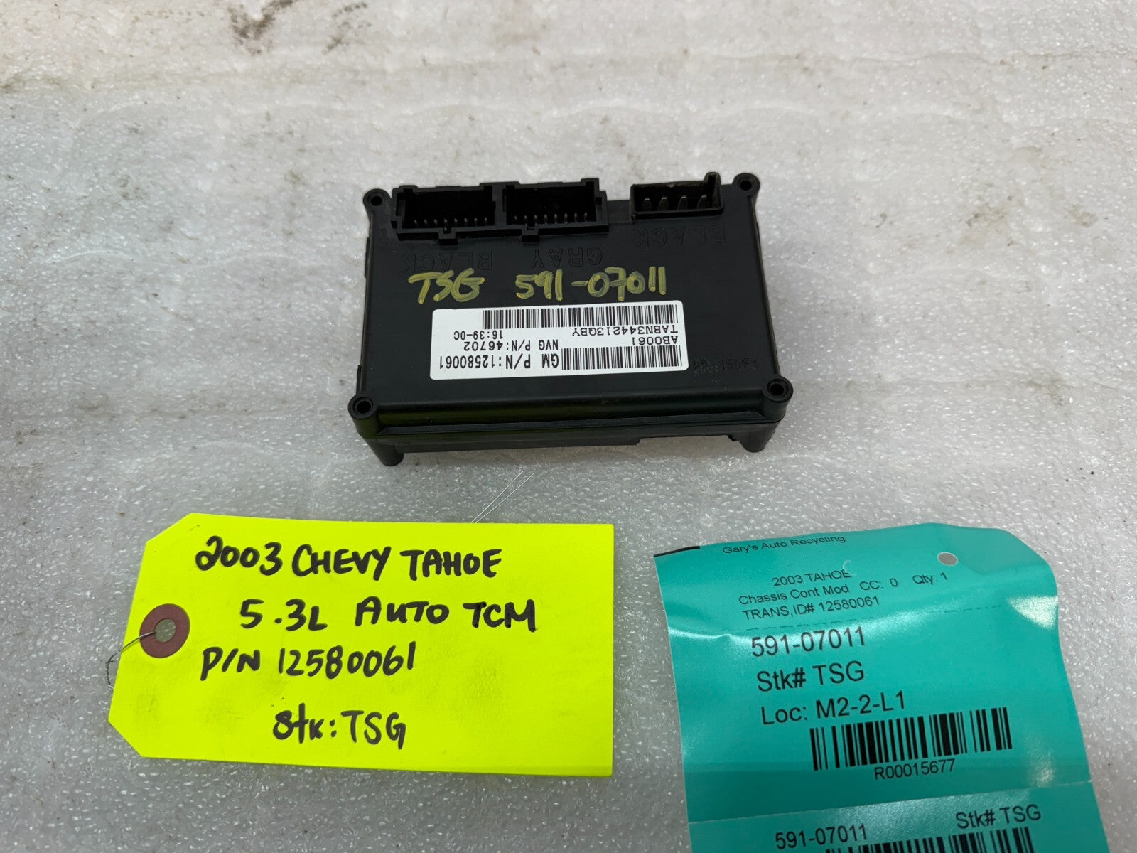 03 04 05 06 OEM GMC CHEV TAHOE 5.3L AUTOMATIC TRANSFER CASE CONTROL MODULE TCM