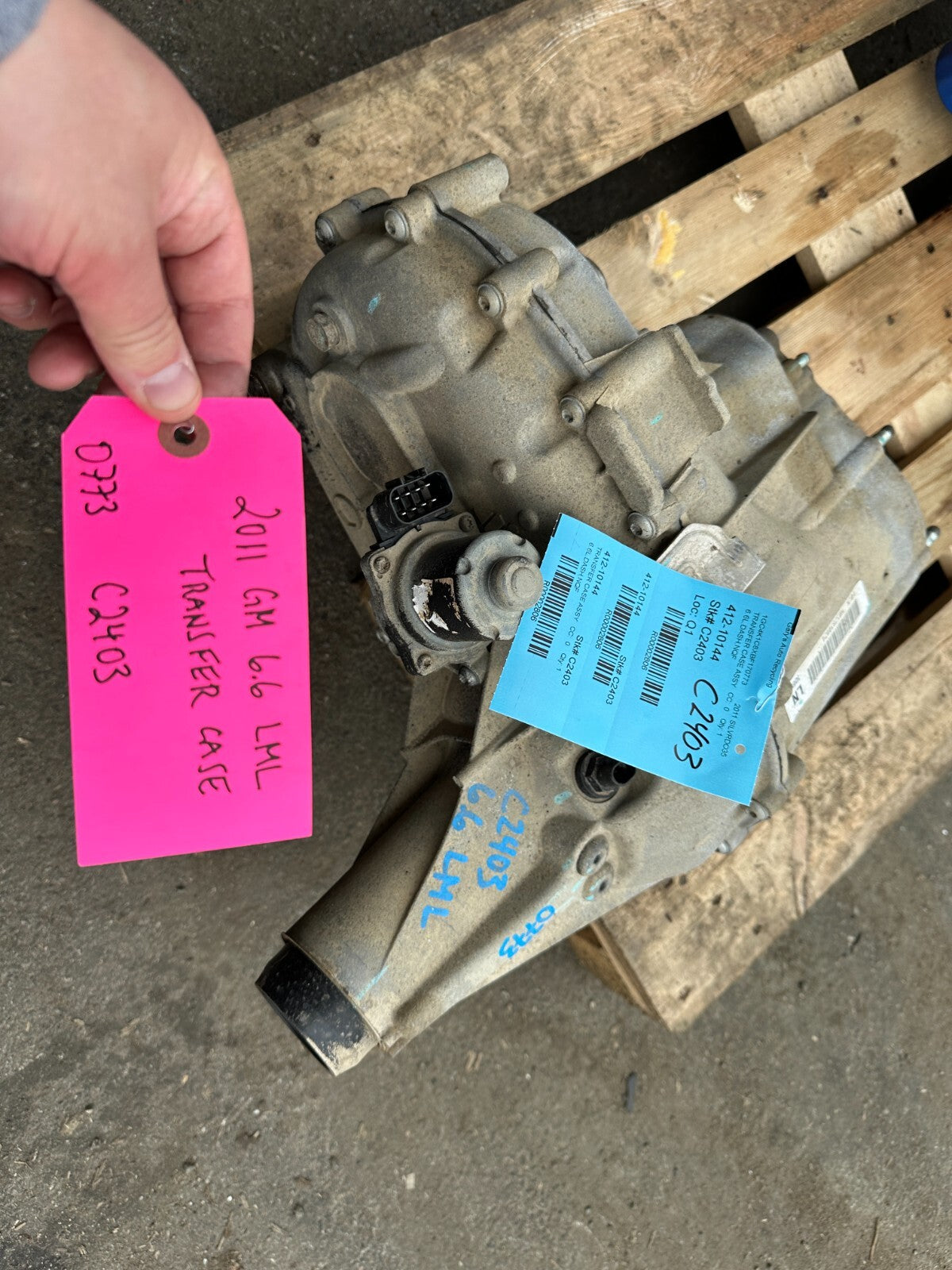 11-16 GMC SIERRA SILVERADO 2500HD 3500 ELECTRIC SHIFT TRANSFER CASE DIESEL NQF