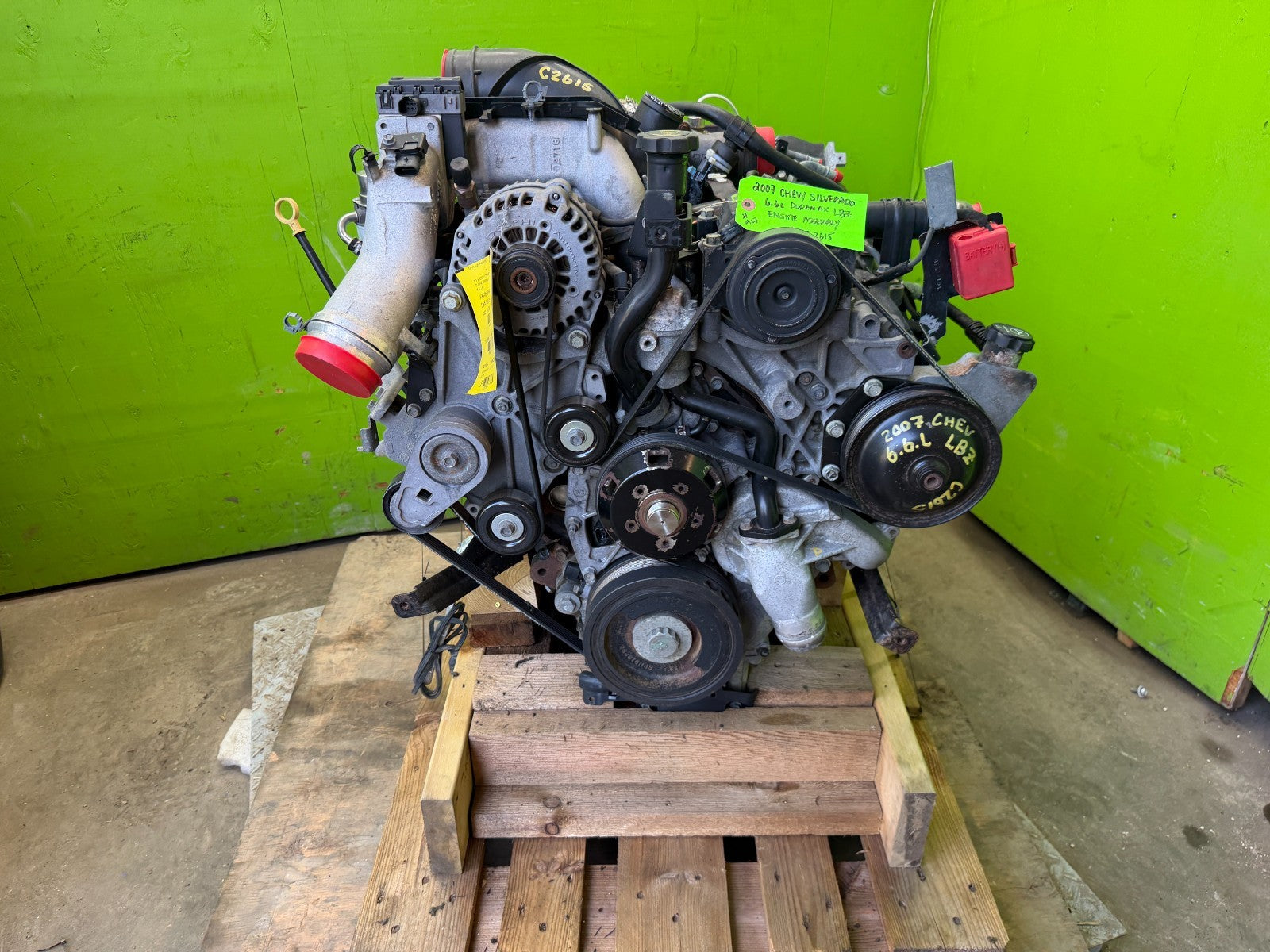 06 07 CHEVROLET GMC 2500 3500 6.6 LBZ DURAMAX DIESEL ENGINE MOTOR NO CORE!!