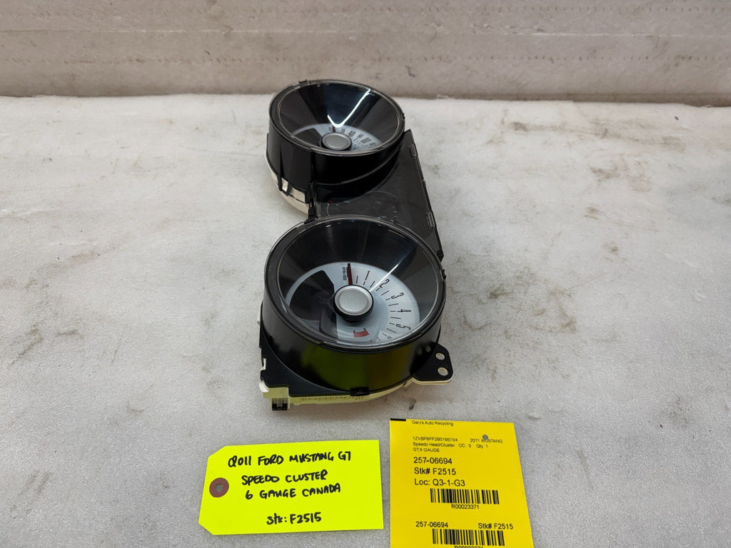 2011 FORD MUSTANG GT METRIC SPEEDOMETER GAUGE CLUSTER 10 11 12 13 14
