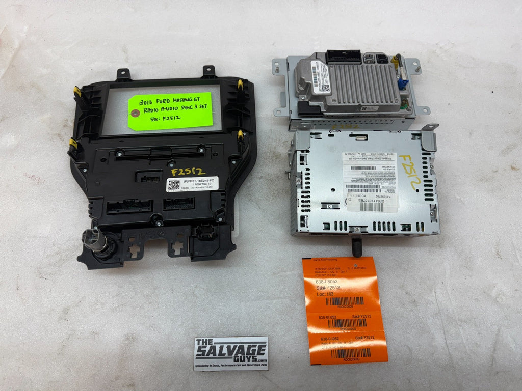 16 FORD MUSTANG GT SYNC 3 GPS NAVIGATION 8.0 SCREEN APIM RADIO BEZEL 15 16 17
