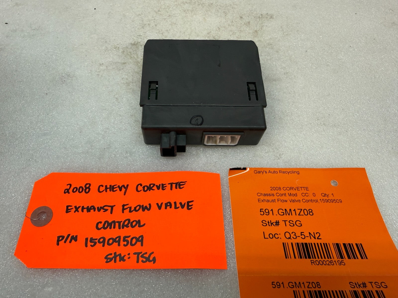 08 CHEVROLET CORVETTE C6 OEM ZR1 BI-MODE NPP EXHAUST CONTROL MODULE 15909509