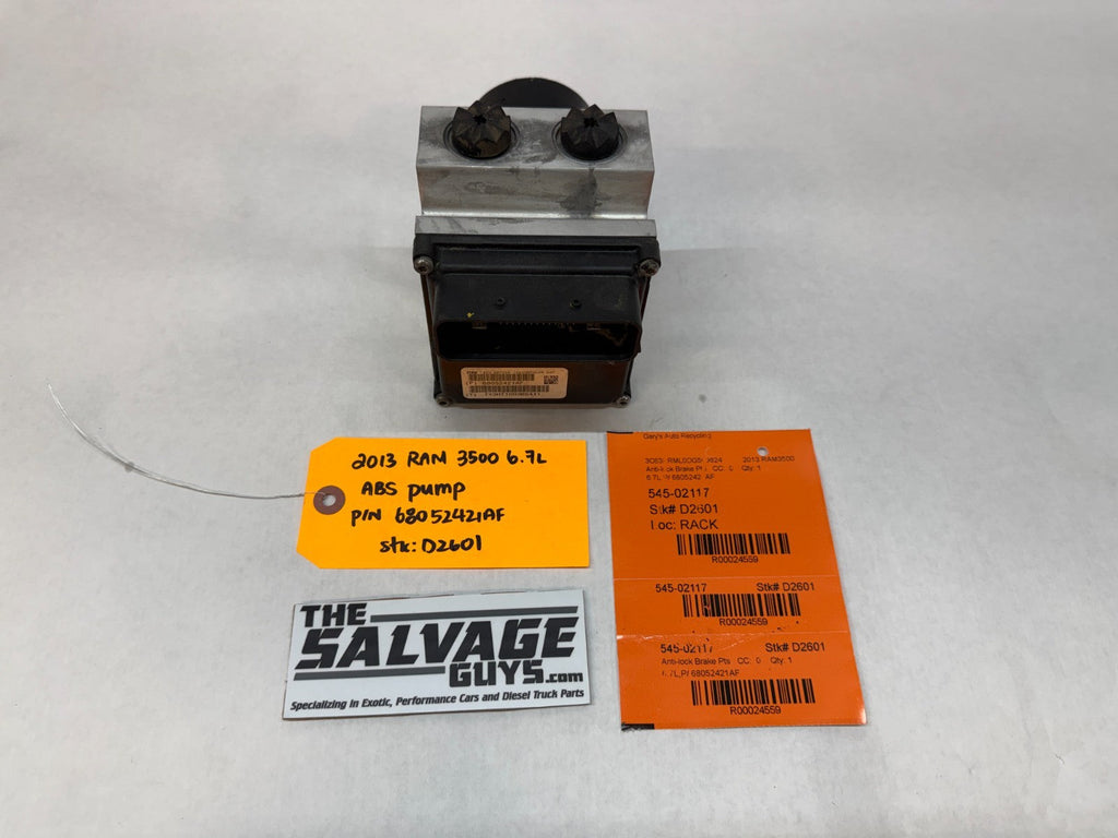13 14 DODGE RAM 2500 3500 6.7 OEM ABS ANTI LOCK BRAKE PUMP MODULE 68052421AF