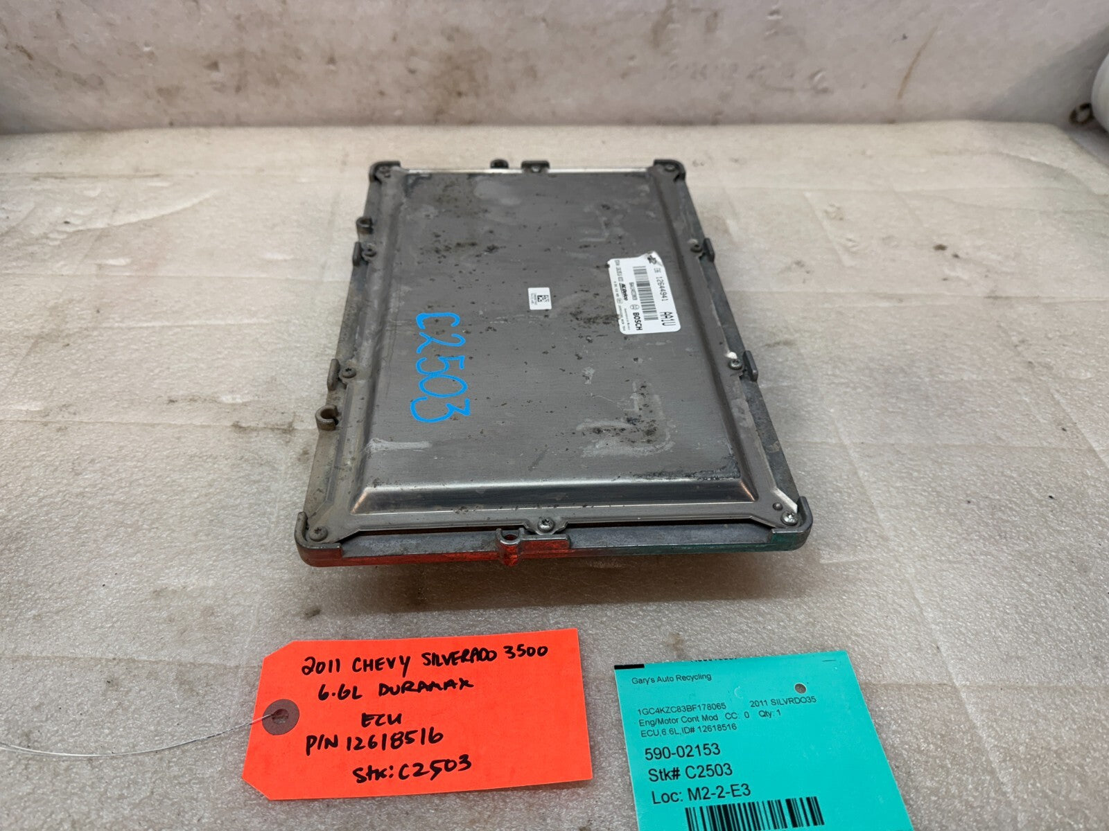 11-14 Chevrolet GMC 2500HD DURAMAX 6.6 LML OEM ENGINE COMPUTER ECU ECM 12618516