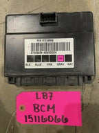 01-05 Chevrolet GMC 2500HD 3500HD 6.6 DURAMAX BODY CONTROL MODULE BCM 15116066