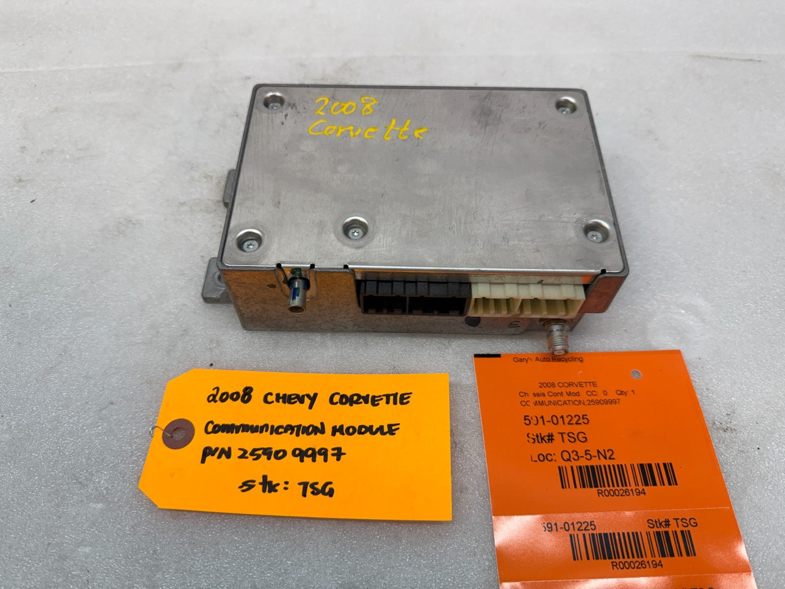 07 08 CHEVROLET CORVETTE C6 OEM ONSTAR COMMUNICATION MODULE 25909997