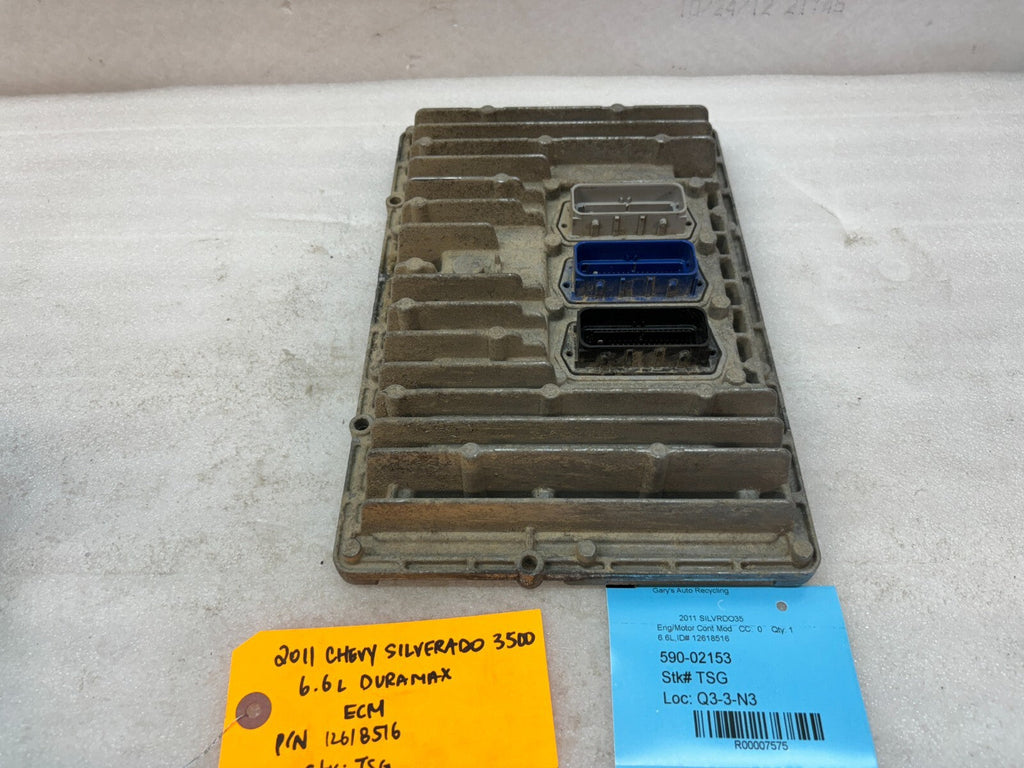 11-14 Chevrolet GMC 2500HD DURAMAX 6.6 LML OEM ENGINE COMPUTER ECU ECM 12618516