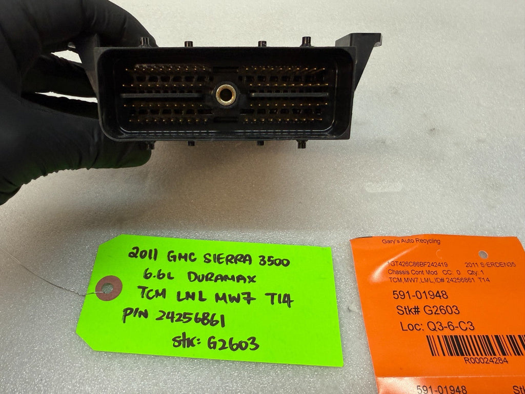 09-15 GMC SIERRA ALLISON T14A TRANSMISSION CONTROL MODULE TCM TCU 24256861