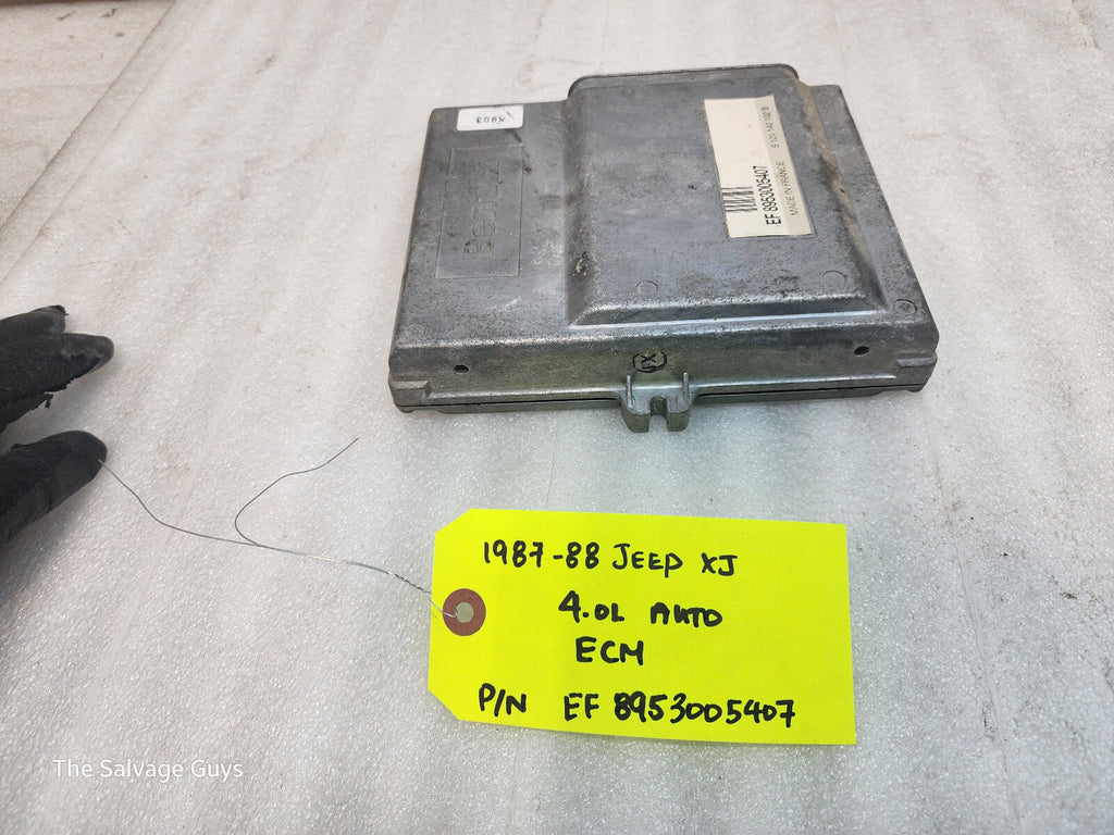 87-90 JEEP CHEROKEE XJ MJ 4.0 AUTOMATIC ENGINE MOTOR ECM ECU EF8953005407