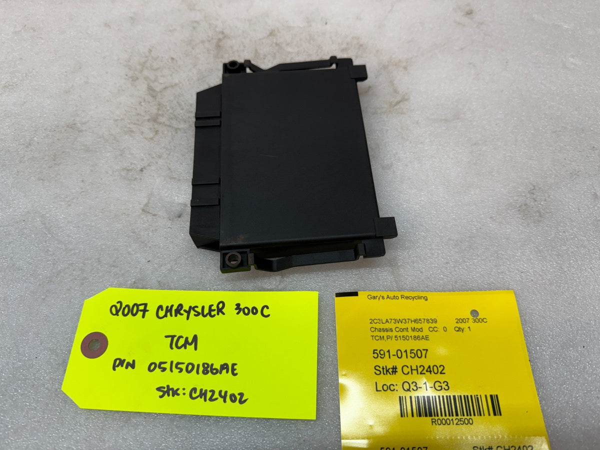 05 06 07 CHRYSLER 300 SRT8 SRT-8 TRANSMISSION CONTROL MODULE TCM TCU 05150186AE