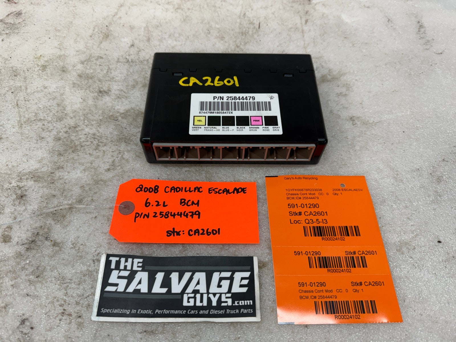 08 Chevrolet GMC SIERRA YUKON TAHOE BCM BODY CONTROL MODULE 25844479