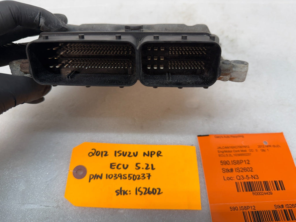 12 ISUZU NRR NPR NQR 5.2 ENGINE COMPUTER CONTROL MODULE ECM ECU