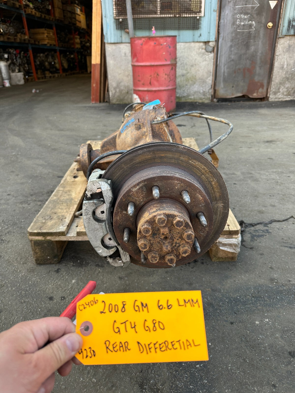 08 09 10 GMC SIERRA SILVERADO 2500HD 3500HD SRW REAR DIFFERENTIAL AXLE GT4 G80