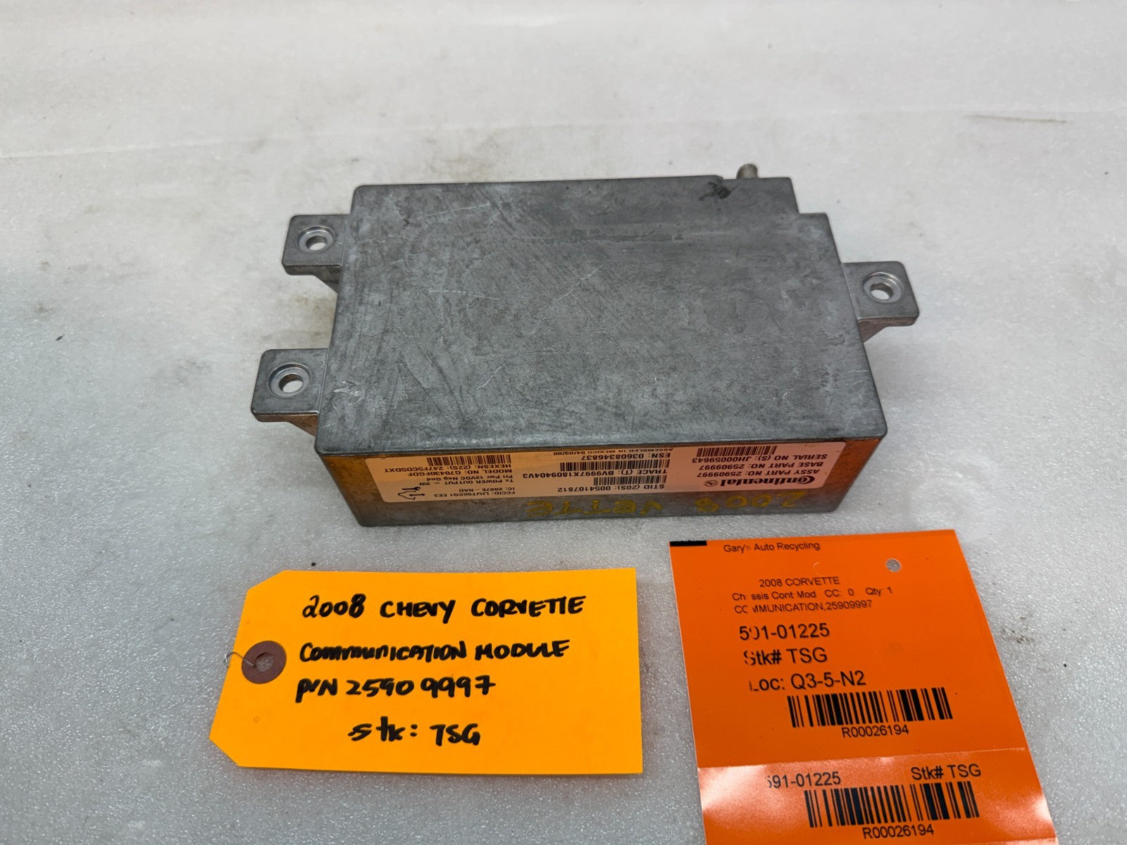 07 08 CHEVROLET CORVETTE C6 OEM ONSTAR COMMUNICATION MODULE 25909997