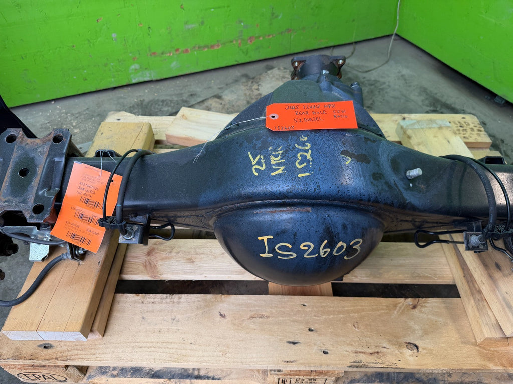 25 ISUZU NRR NPR NQR 5.2 DIESEL COMPLETE REAR DIFFERENTIAL AXLE 5.571 RATIO